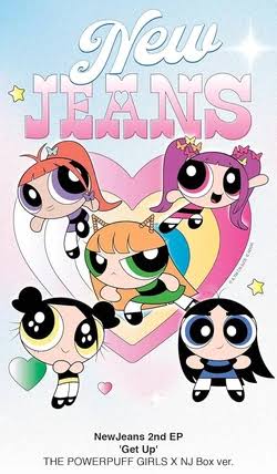NewJeans 2nd EP 'Get Up' — THE POWERPUFF GIRLS X NJ Box ver. cover art